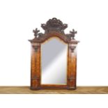 Courtly mirror, architecturally structured, Main Franconia/Würzburg?, mid 18th century