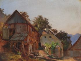 Joseph Höger, Wien 1801 - 1877 Wien, Motiv aus dem Salzkammergut