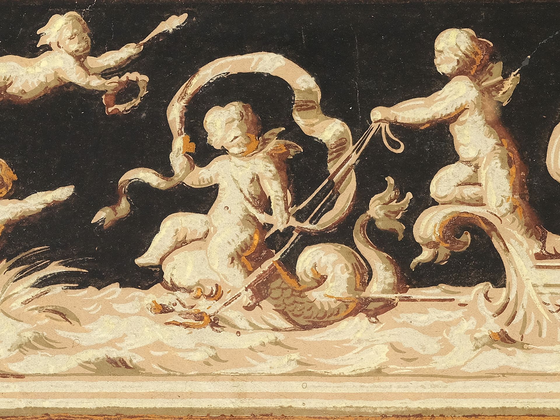 Michelangelo Maestri, Rome 1741 - 1812 Rome, attributed, Playing Putti - Image 3 of 5