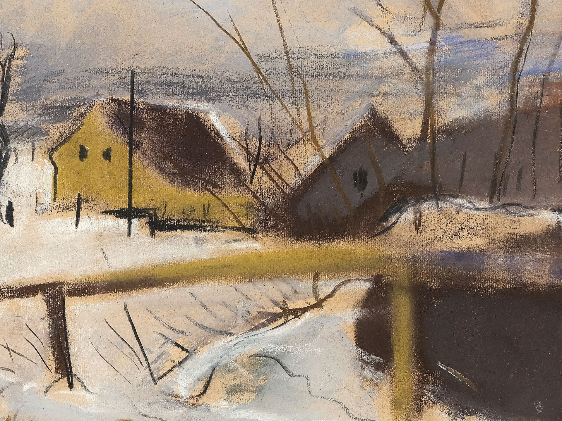 Josef Dobrowsky, Karlsbad 1889 - 1964 Tullnerbach, Winter Landscape - Image 3 of 5