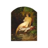 Unknown painter, Bathing woman