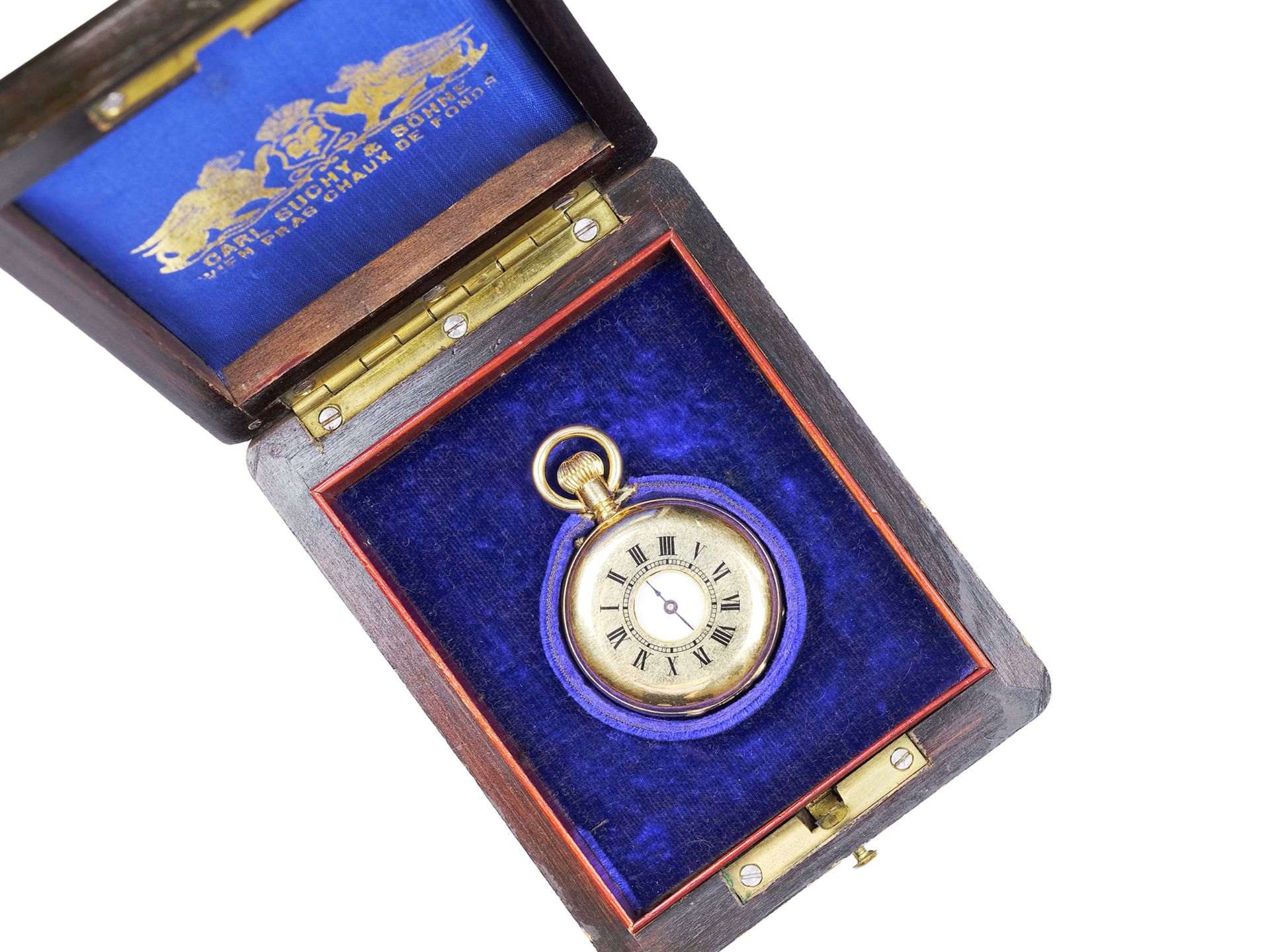 Small pocket watch, Carl Suchy & Söhne, Vienna/Prague - Image 2 of 5