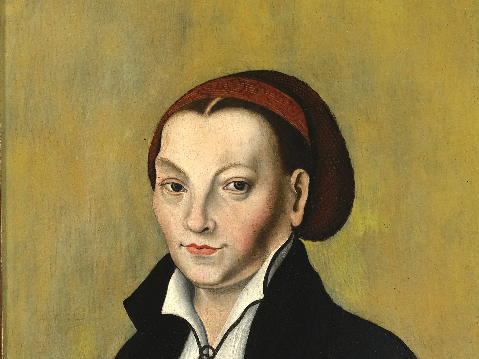 Lucas Cranach der Ältere, Kronach 1472 - 1553 Weimar, Umkreis, Portraits von Martin Luther und Katha - Bild 4 aus 5