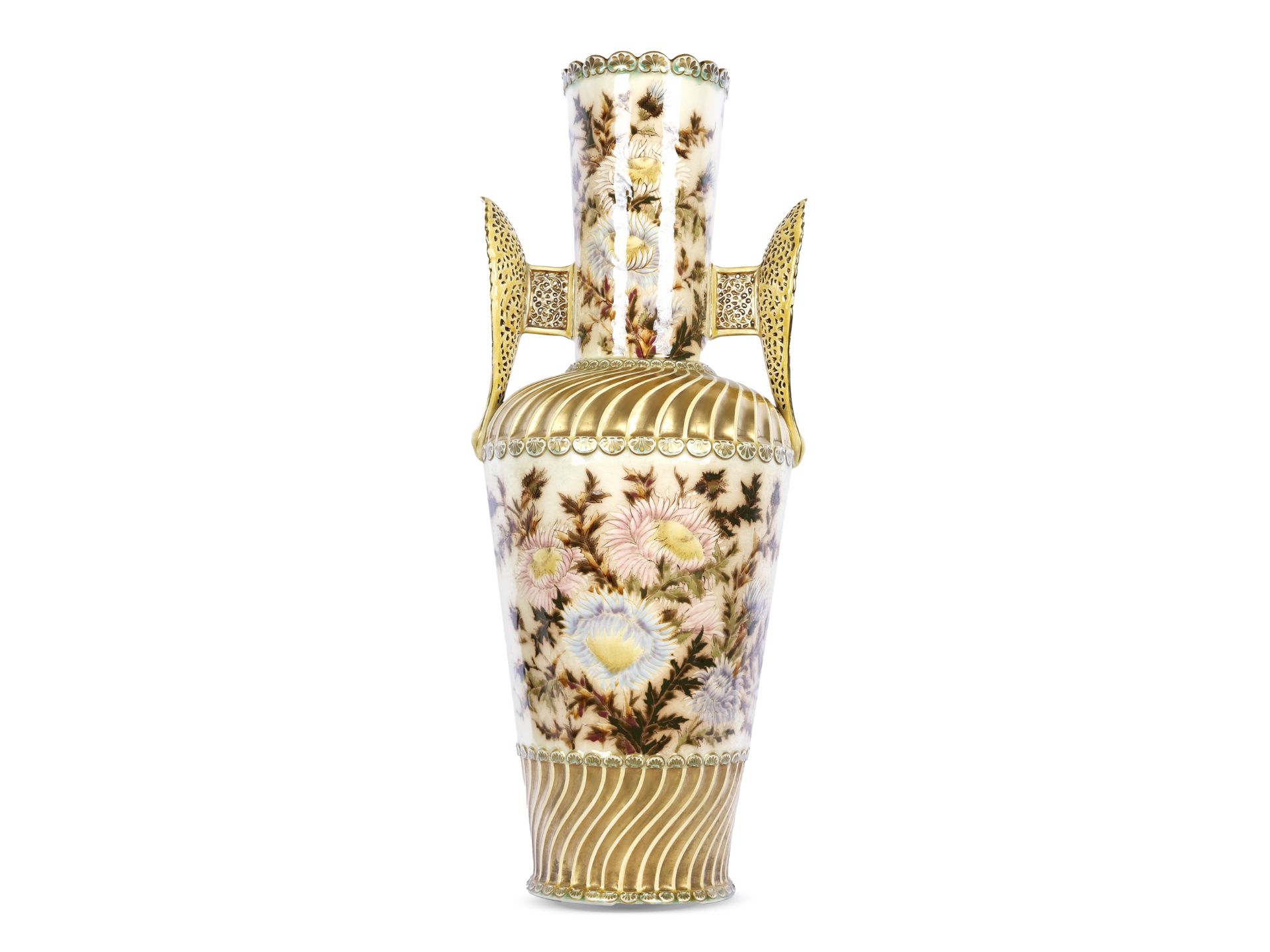Zsolnay, large vase