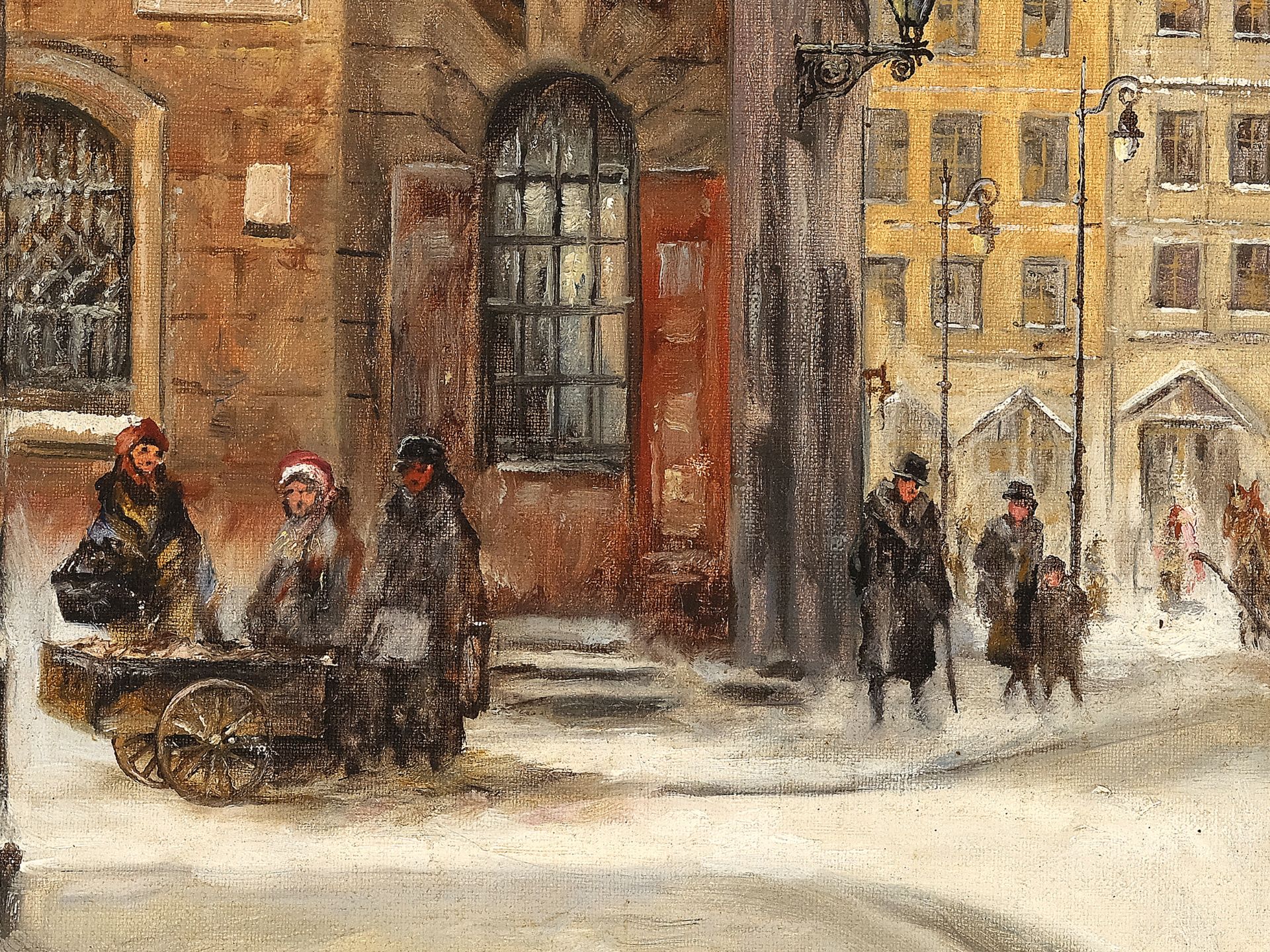 Władysław Chmieliński, Warsaw 1911 - 1979 Warsaw, Warsaw in winter - Image 3 of 5