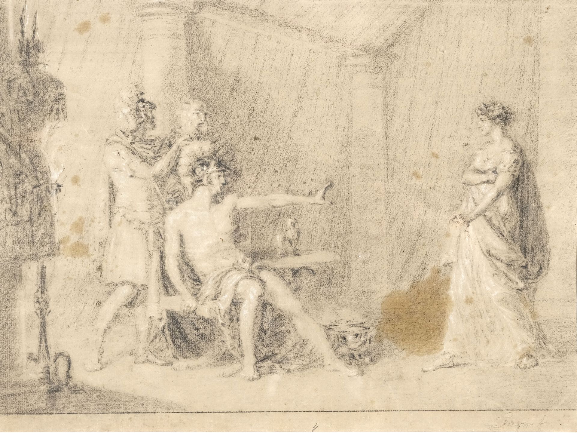 Heinrich Friedrich Füger, Heilbronn 1751 - 1818 Vienna, attributed, Antonius and Cleopatra