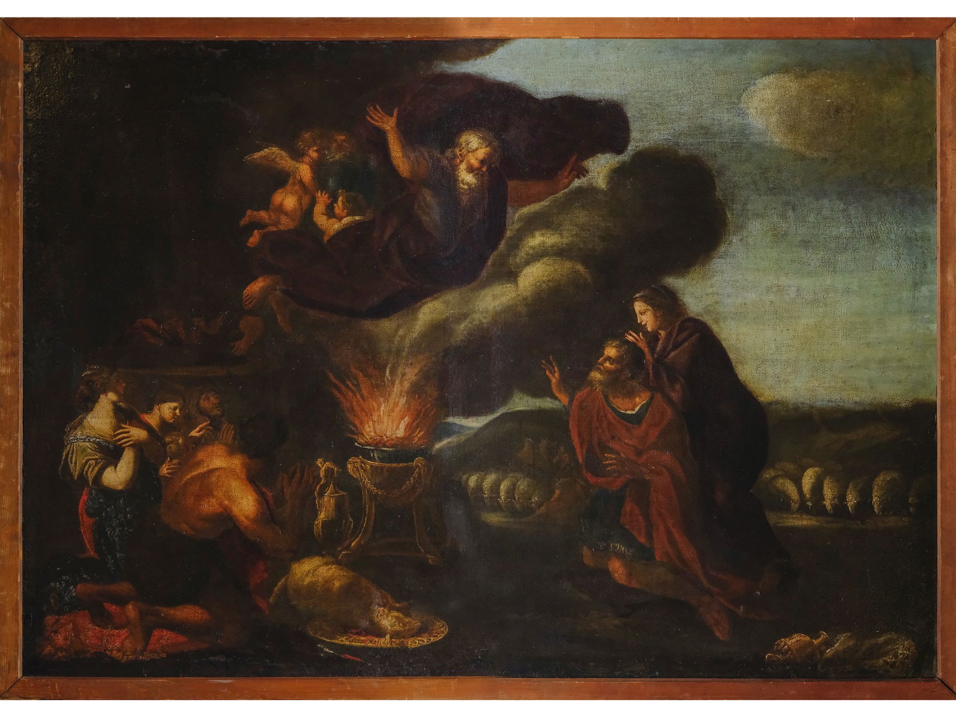 Noahs Dankopfer nach der Sintflut, 17. Jahrhundert - Bild 2 aus 6