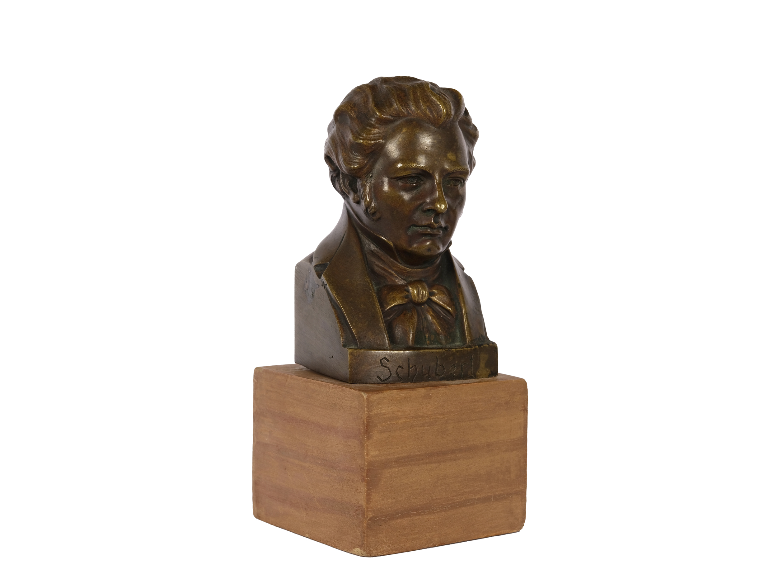 Josef Josephu, Breitensee 1889 - 1970 New York, portrait bust of Franz Schubert