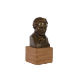 Josef Josephu, Breitensee 1889 - 1970 New York, portrait bust of Franz Schubert