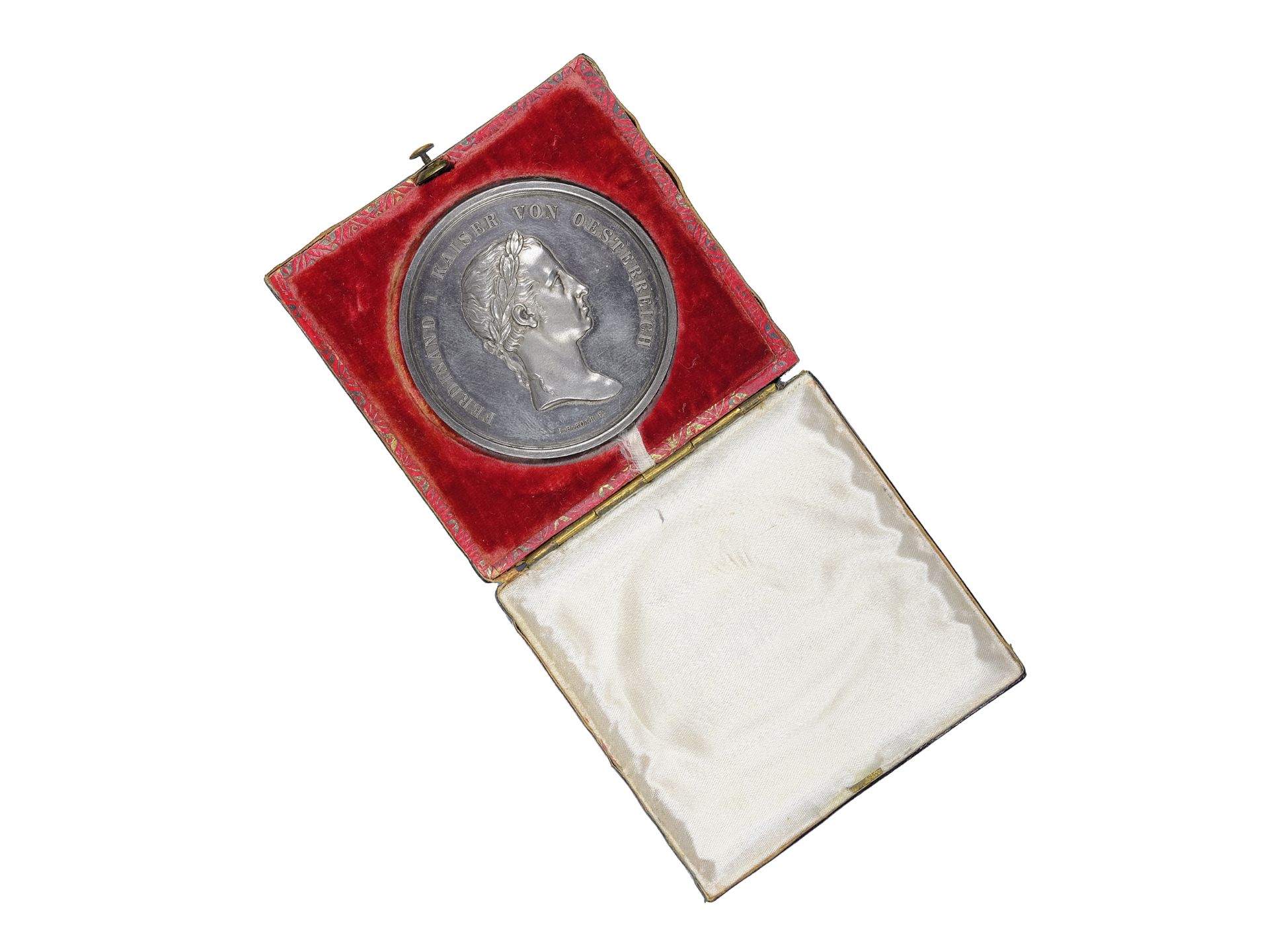 Medaille des Ferdinand I. Kaiser von Österreich, Revers: Die Thurmspitze des St. Stephans Domes, 184