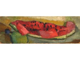 Gabriele Münter, Berlin 1877 - 1962 Murnau am Staffelsee, attributed, Still Life with Watermelon