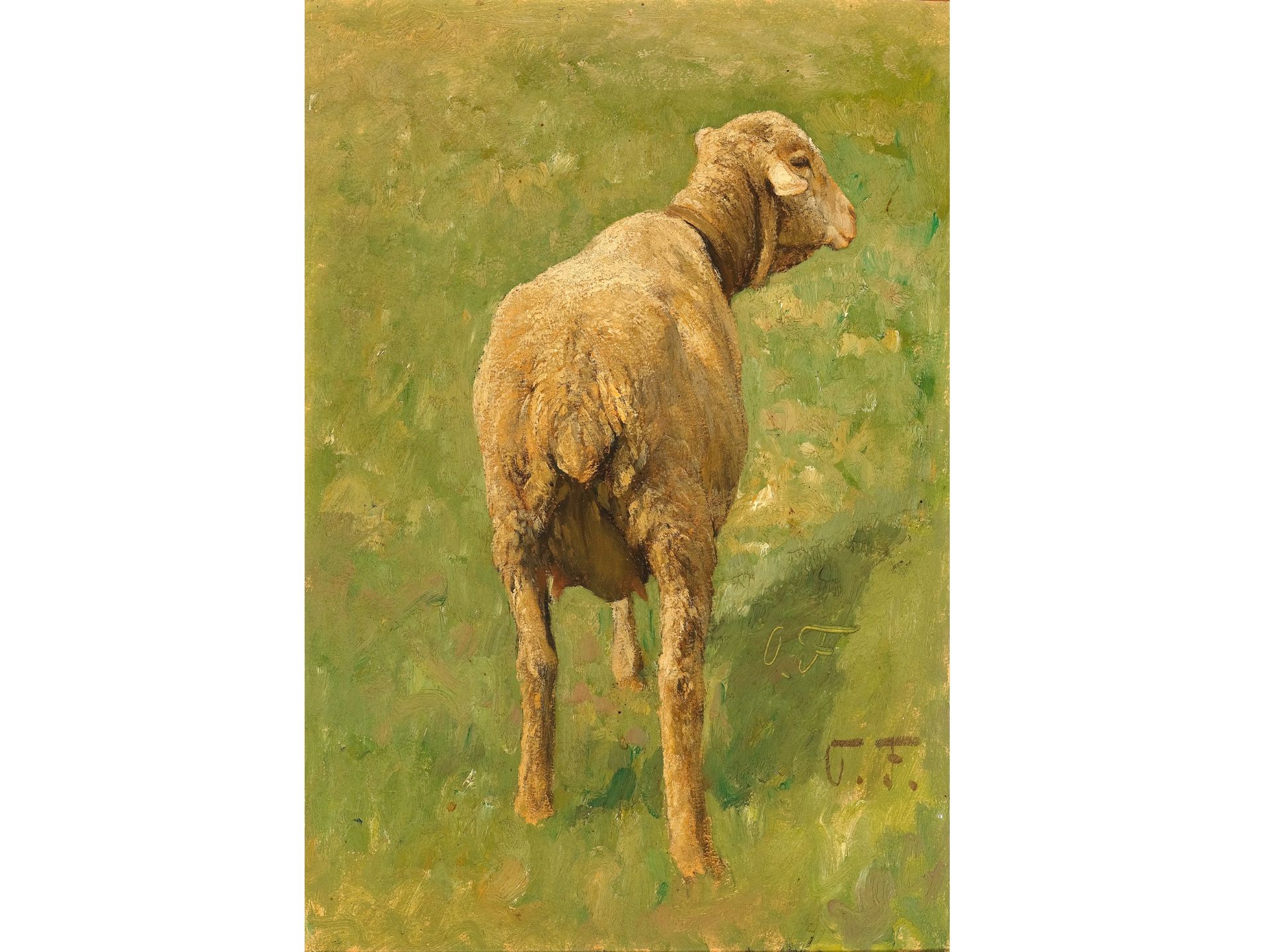 Oskar Frenzel, Berlin 1855 - 1915 Charlottenburg, Sheep