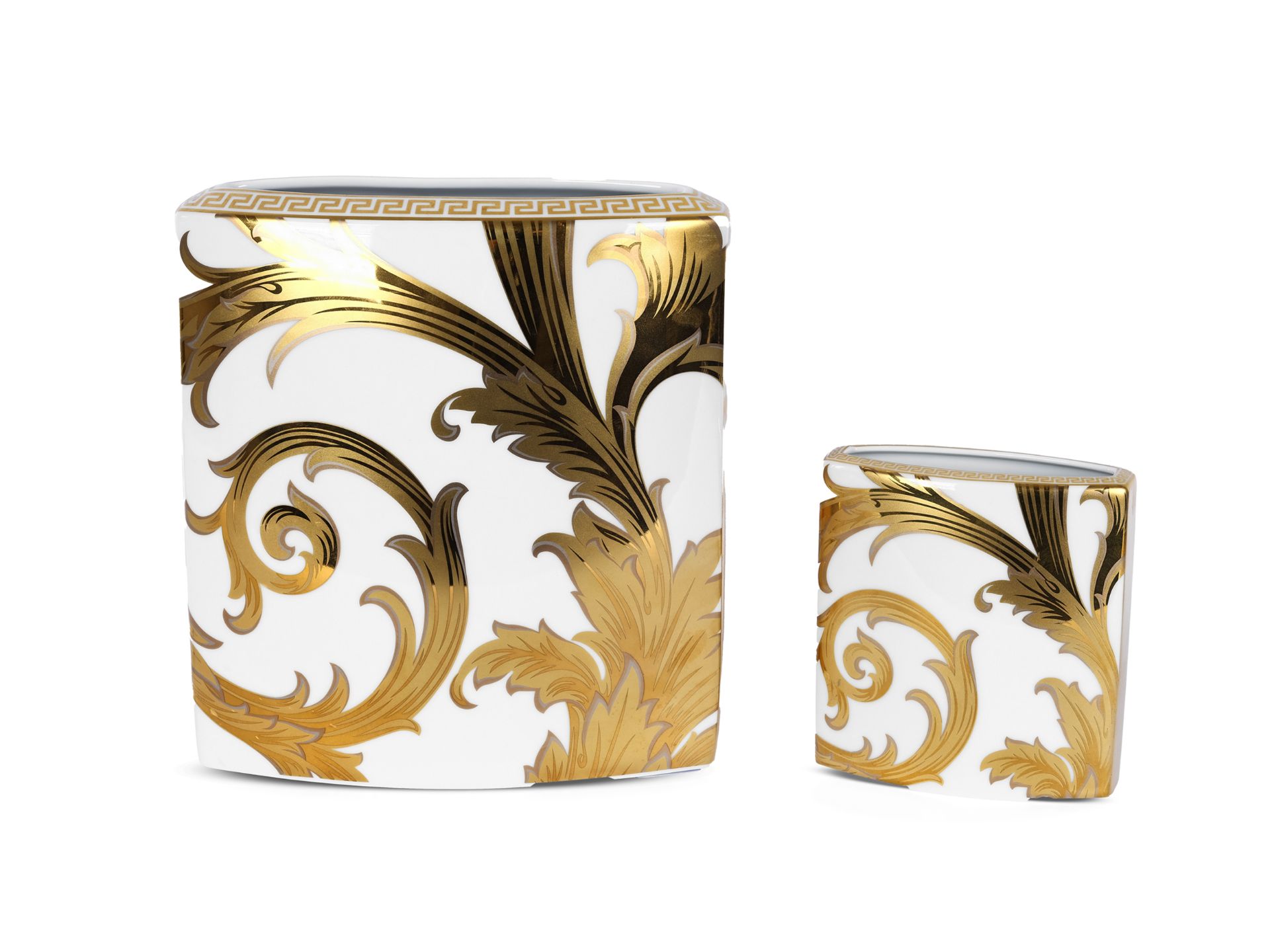 Rosenthal x Versace, “Golden Arabesque", Paar Vasen