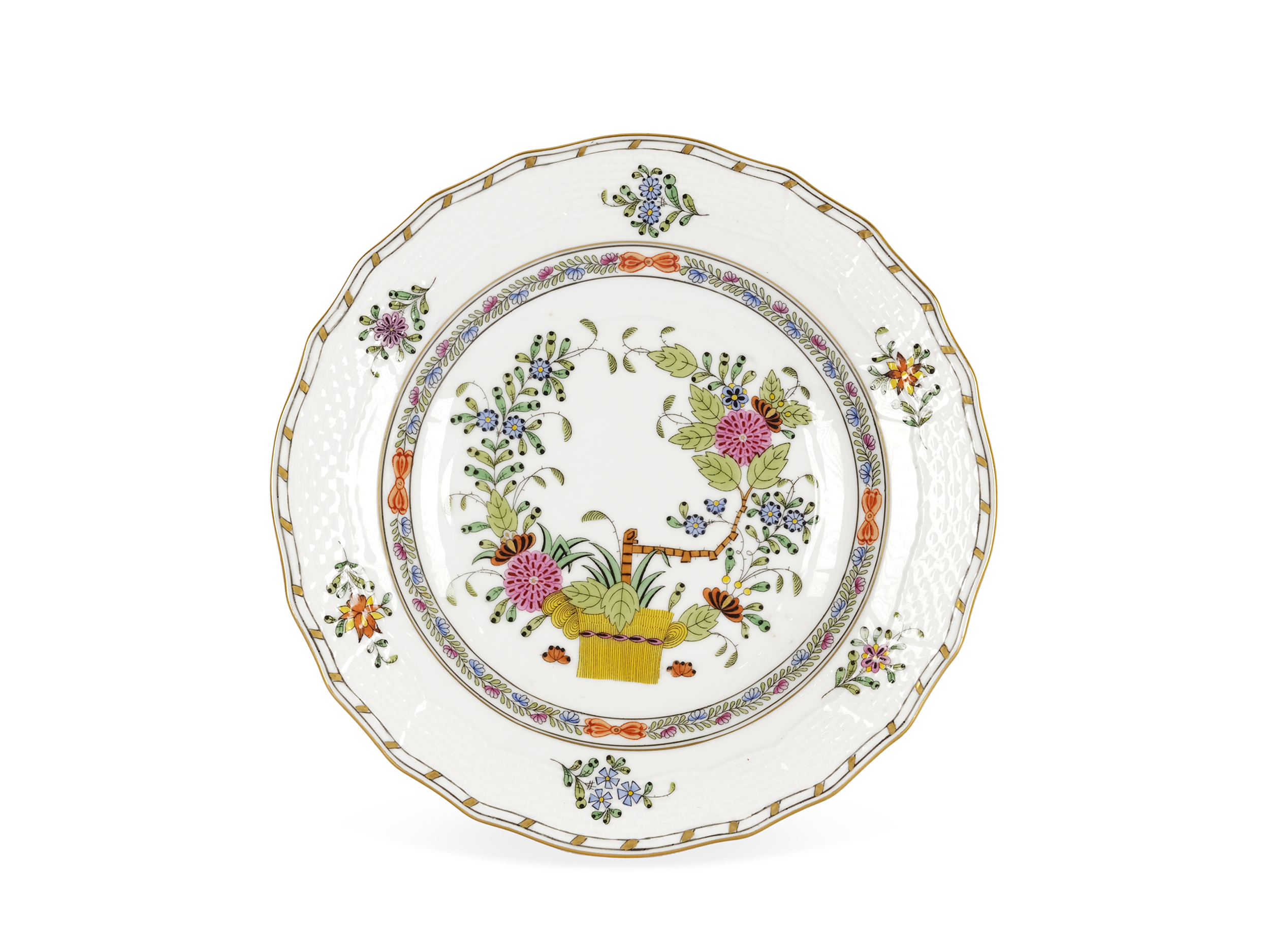 Coffee service for 12 persons, 41-piece, Herend, Fleurs des Indes/Indian Basket Multicolour - Image 4 of 7