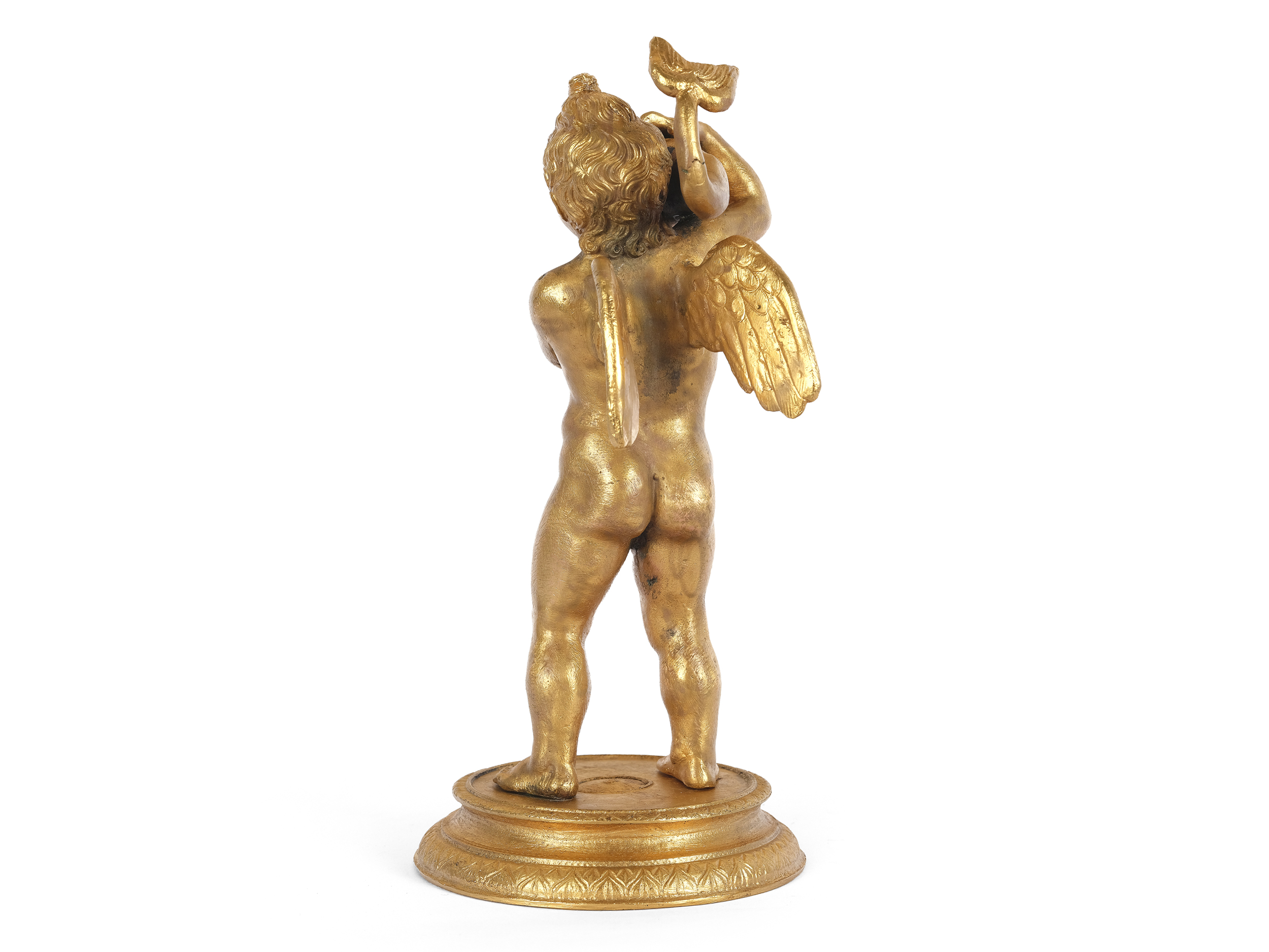 Putto with dolphin, Grand Tour, 19th century  - Image 4 of 6
