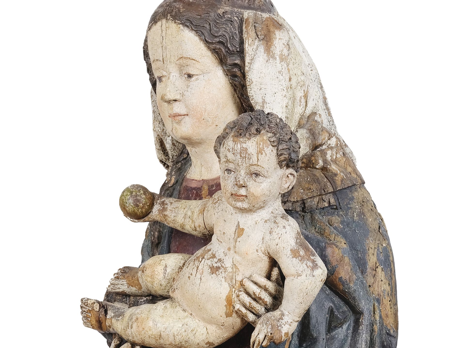 Hans Multscher, Leutkirch 1400 - 1467 Ulm, Umkreis, Madonna - Bild 9 aus 9