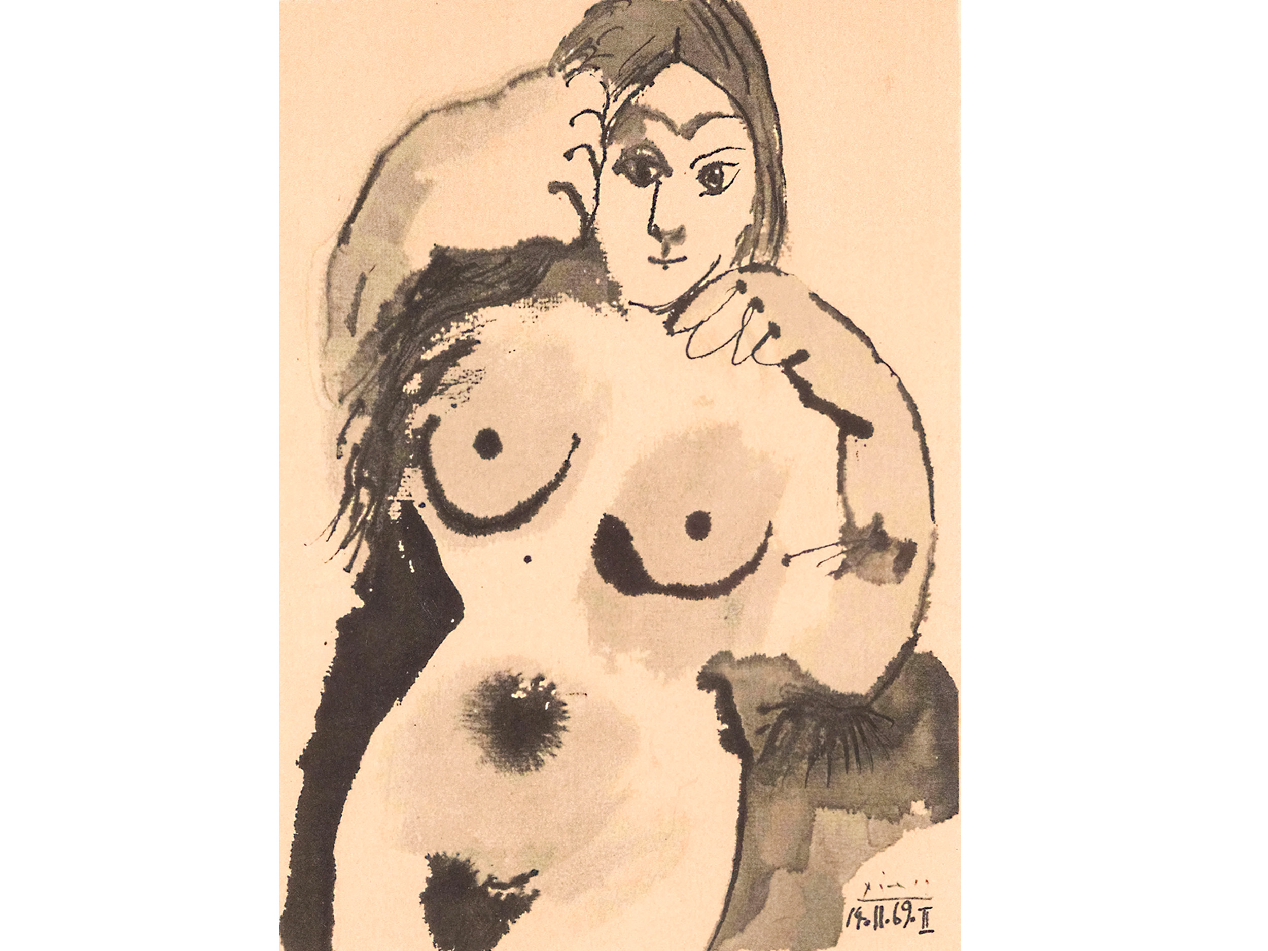 Pablo Picasso, Málaga 1881 - 1973 Mougins, Nachfolge, Akt, Offset