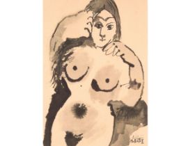 Pablo Picasso, Málaga 1881 - 1973 Mougins, Nachfolge, Akt, Offset