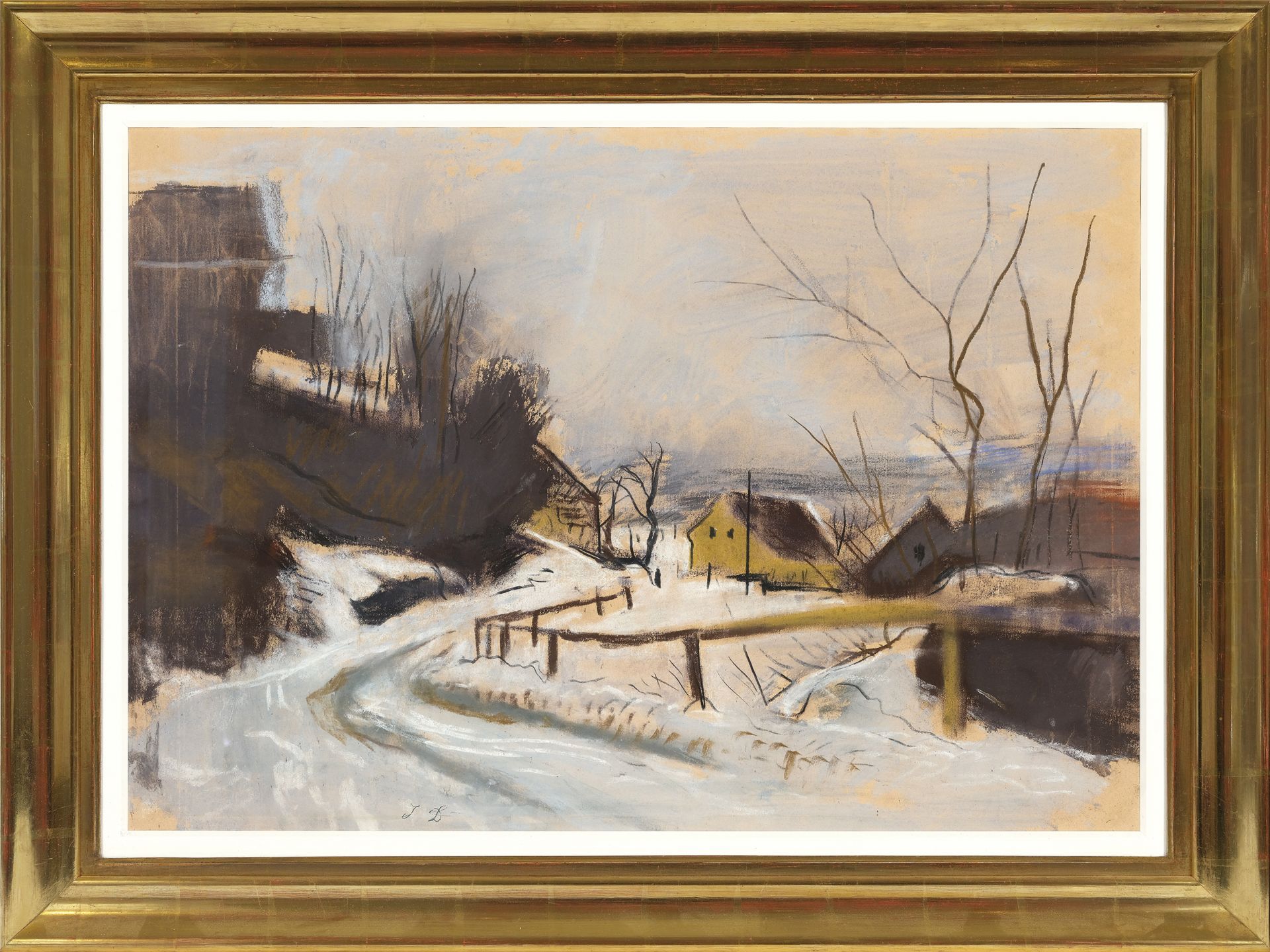 Josef Dobrowsky, Karlsbad 1889 - 1964 Tullnerbach, Winterlandschaft - Bild 2 aus 5