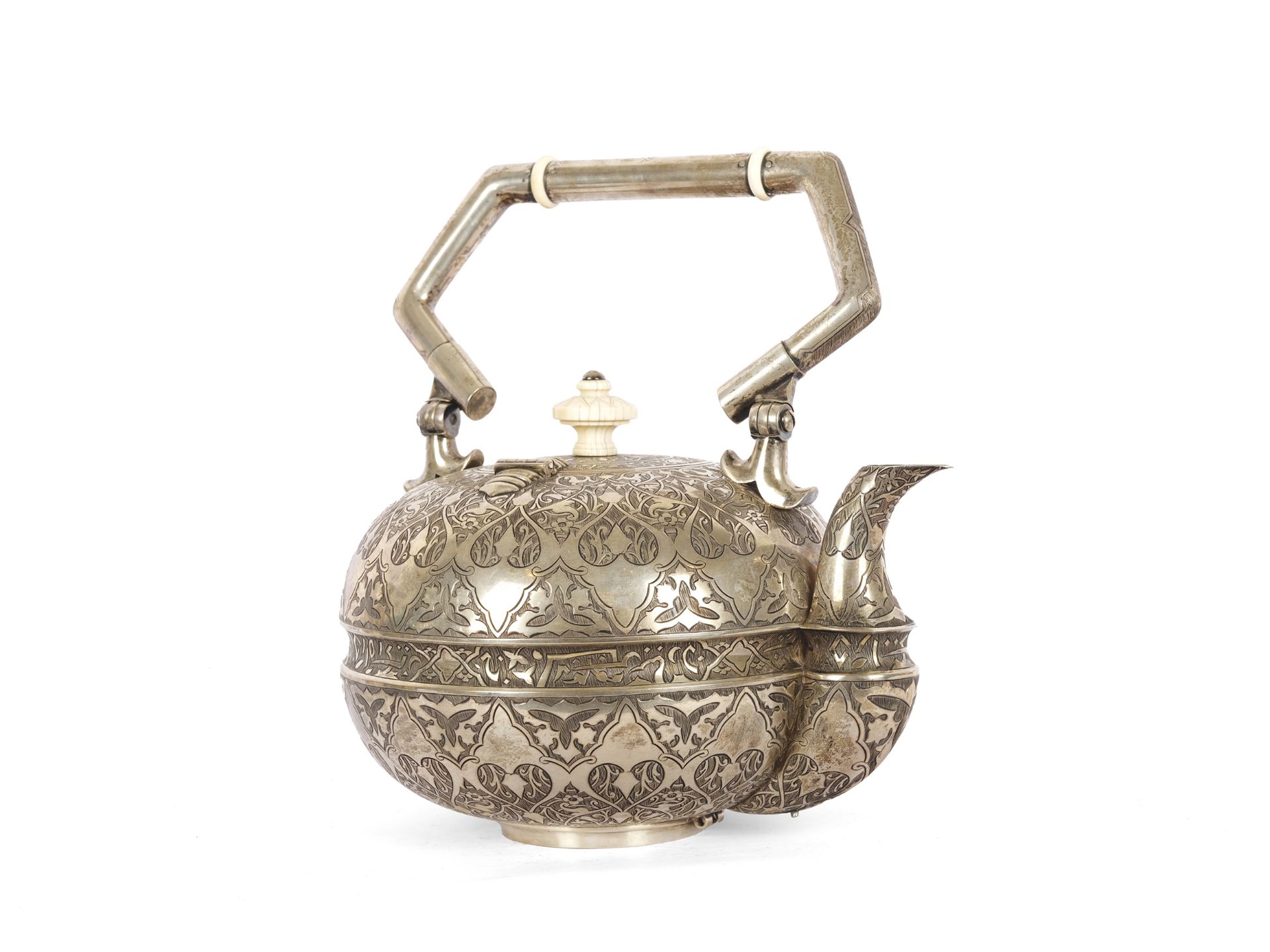 Josef Carl Klinkosch, Vienna 1822 - 1888 Vienna, samovar jug with oriental decoration - Image 3 of 7