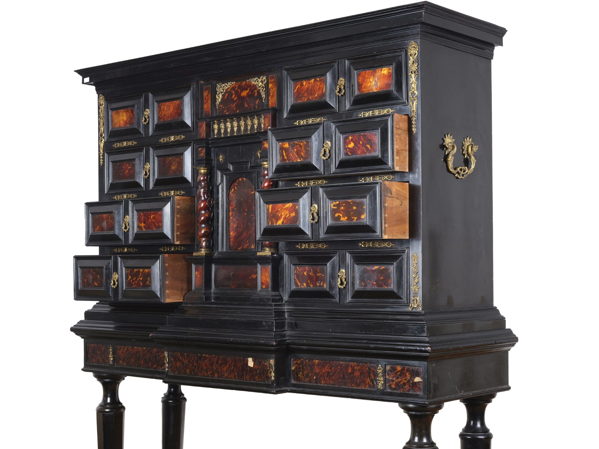 Top cabinet, German or Flemish, in the style of the 17th century - Image 4 of 7