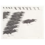 Paul Flora, Glurns 1922 - 2009 Innsbruck, Prussian Raven Parade