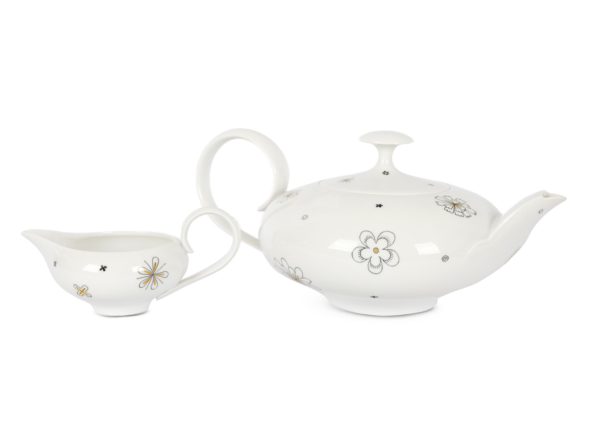 Tea service, 21 pieces, Augarten Vienna - Image 2 of 6