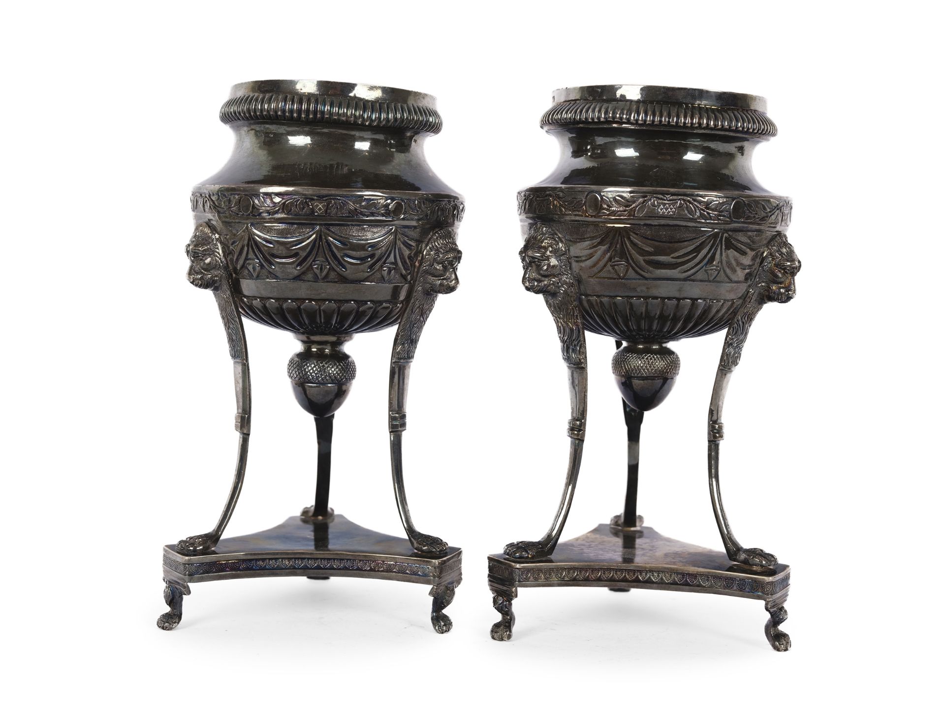 Pair of vases, around 1800 - Image 2 of 3