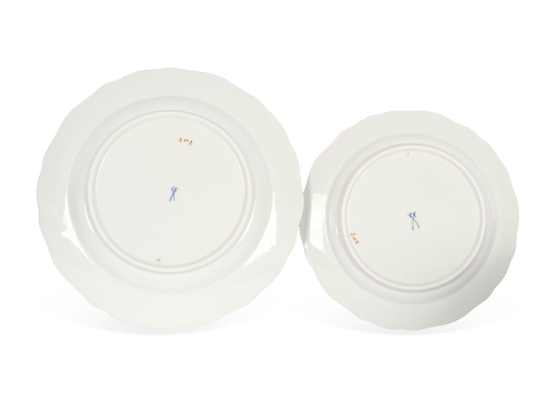 Dinner service, 59-piece, Meissen, Rose decor - Image 5 of 6