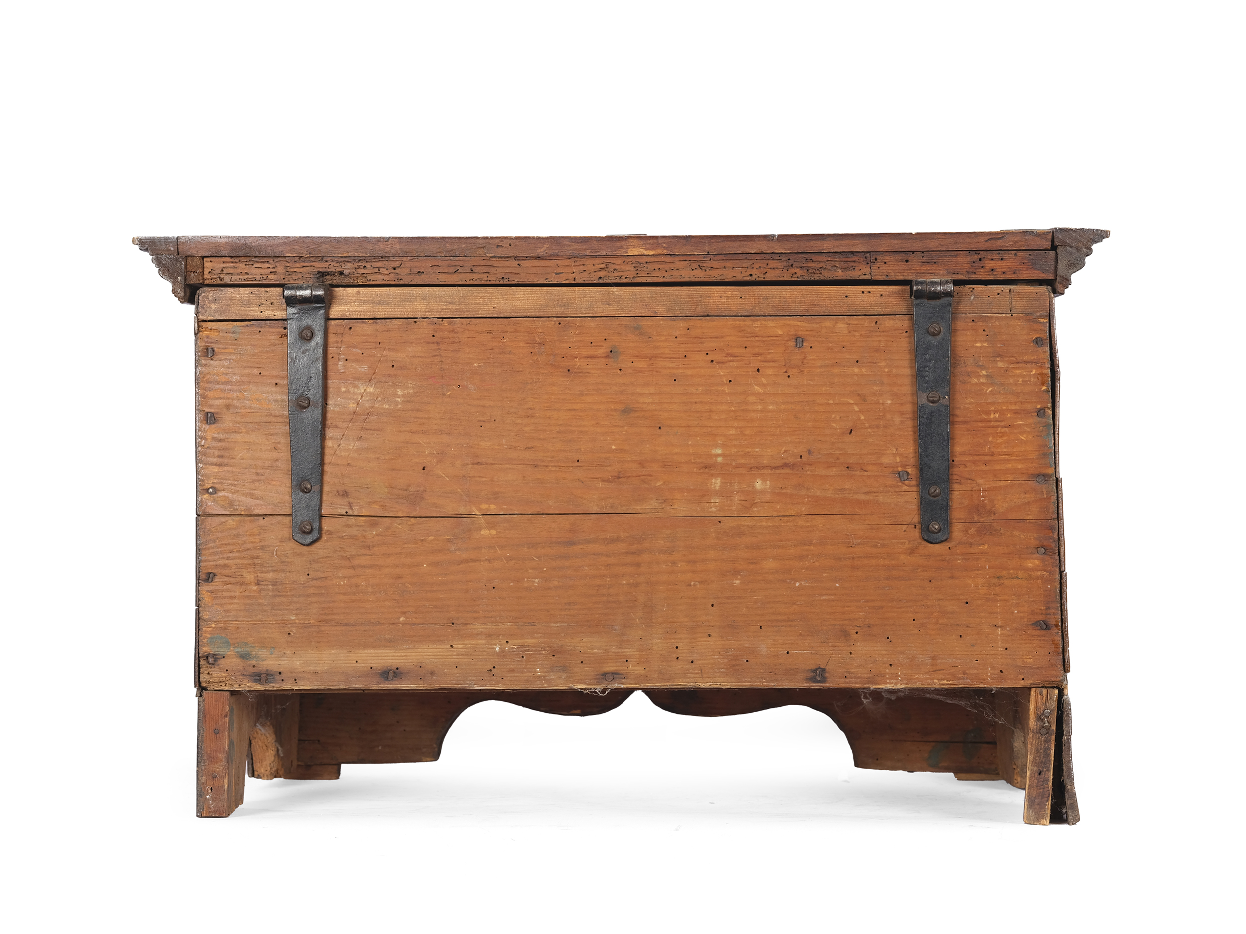 Small chest, alpine, dated 1706 - Image 5 of 5