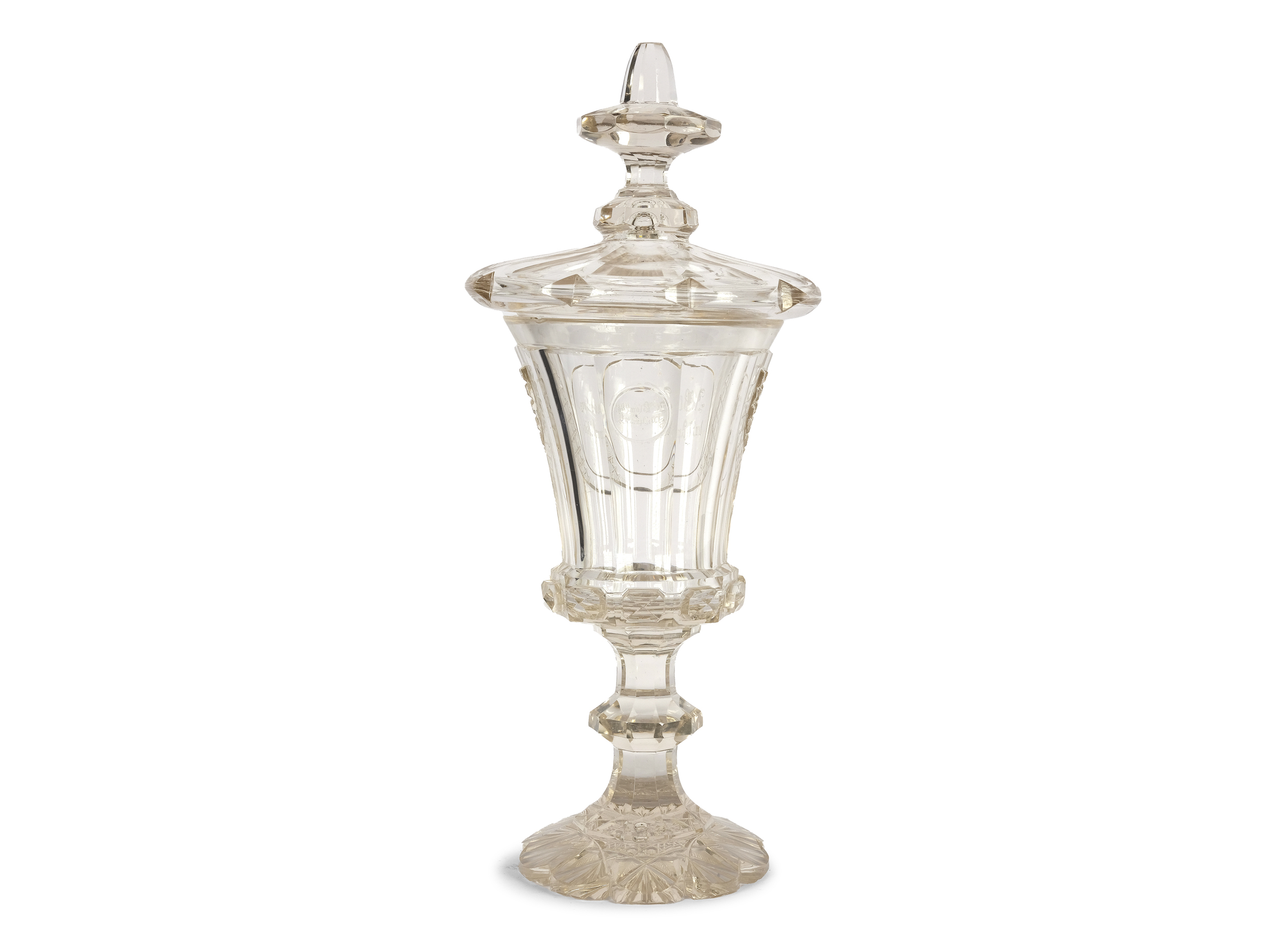 Lidded goblet, mid 19th century - Image 4 of 8