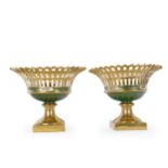 Pair of centrepieces, mid 19th century