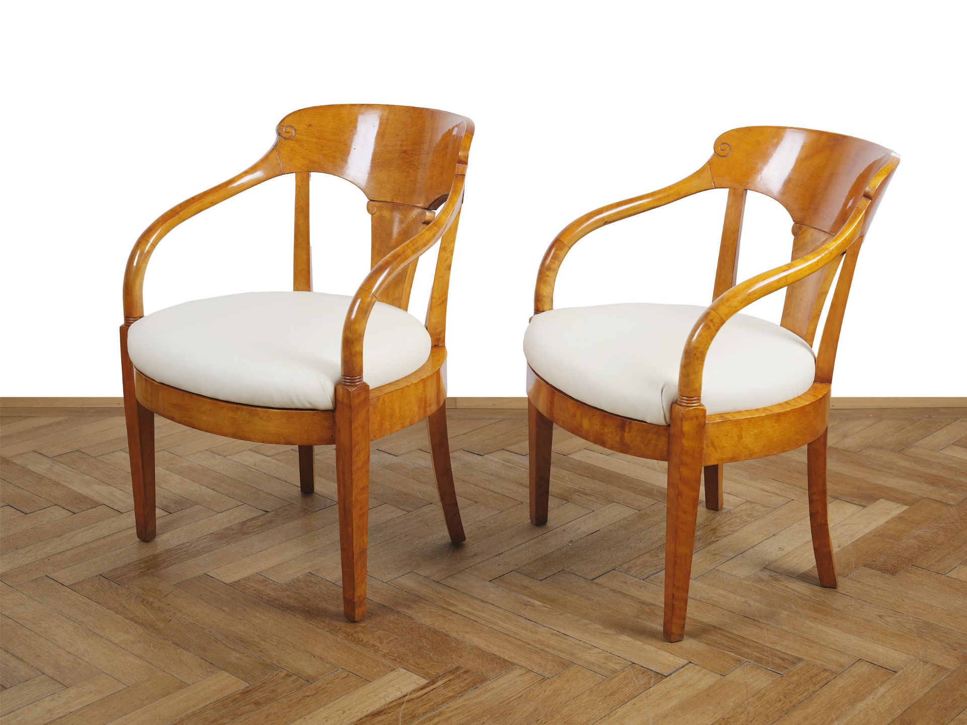 Bruno Paul, Seifhennersdorf 1874 - 1968 Berlin, pair of armchairs - Image 4 of 5
