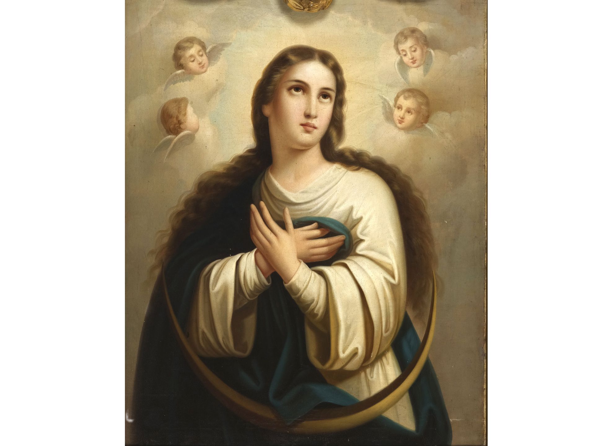 Bartolomé Esteban Murillo, Seville 1617 - 1682 Seville, follower, Virgin of Madrid/ Immaculate Conce