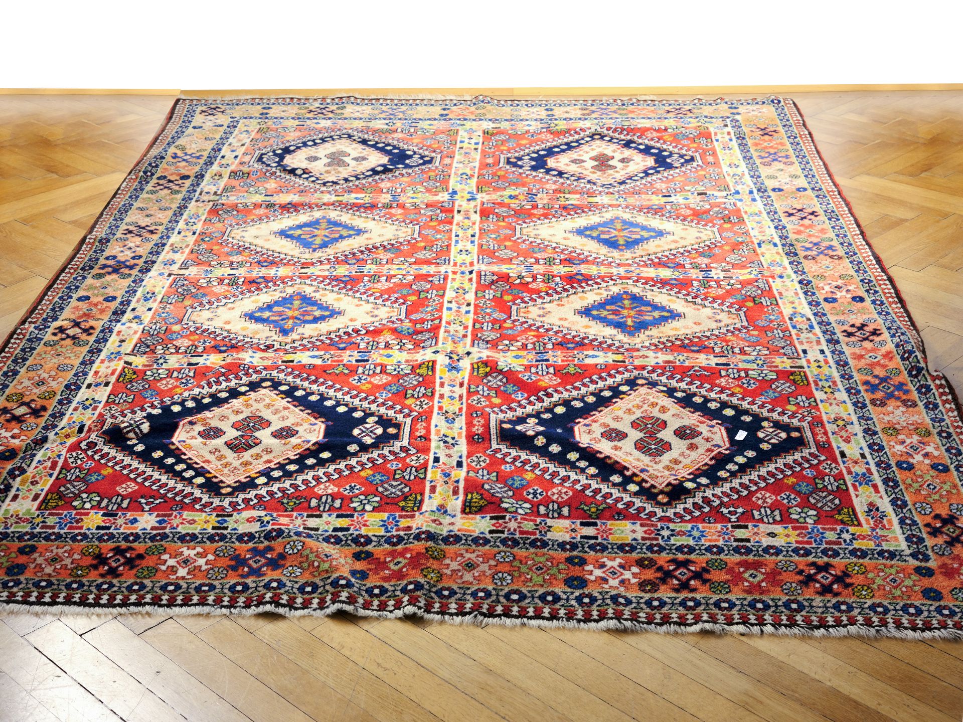 Oriental carpet, 1900/20 - Image 4 of 4