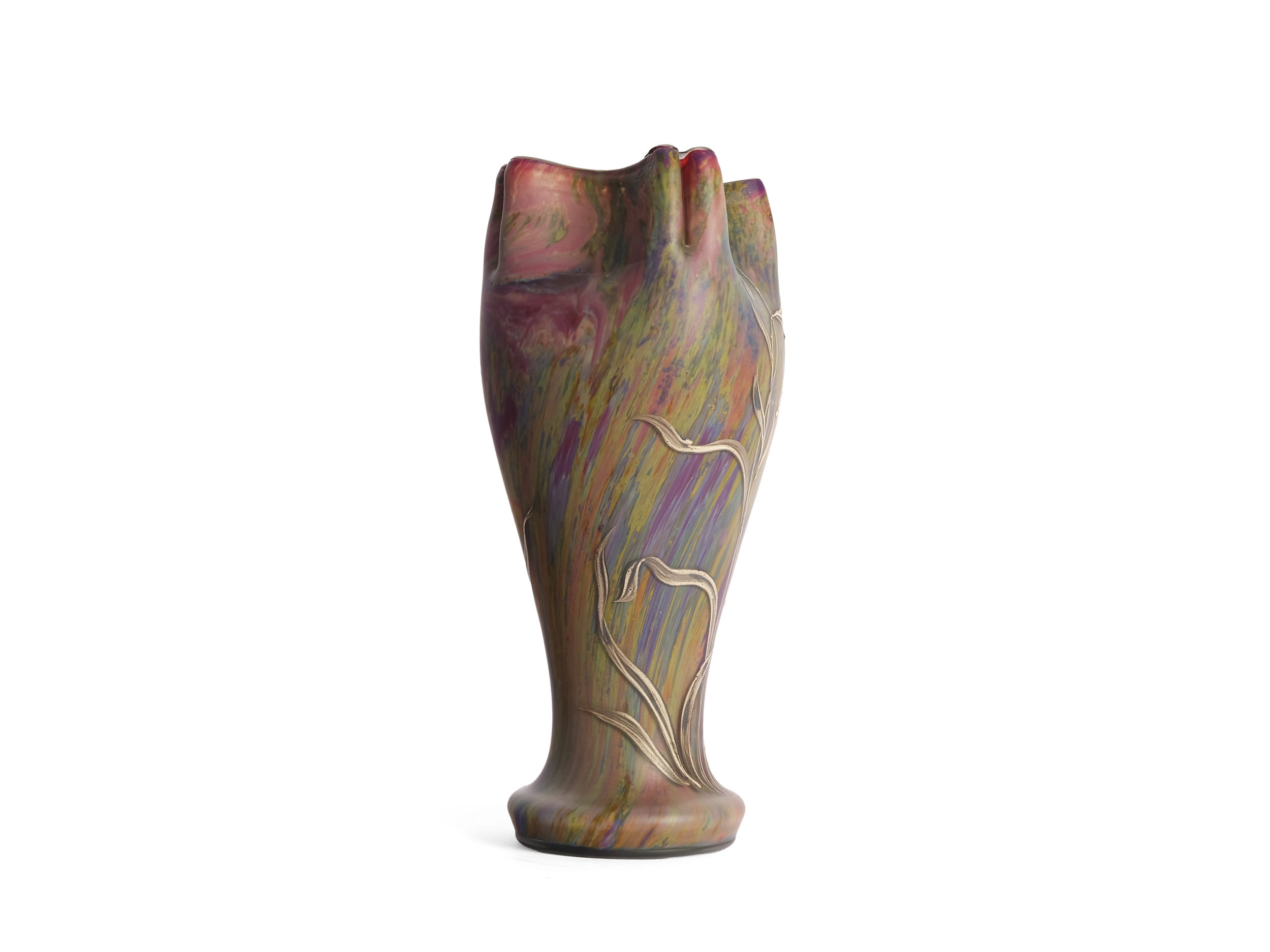Vase with bellflower in relief, Art Nouveau, around 1900 - Image 2 of 5