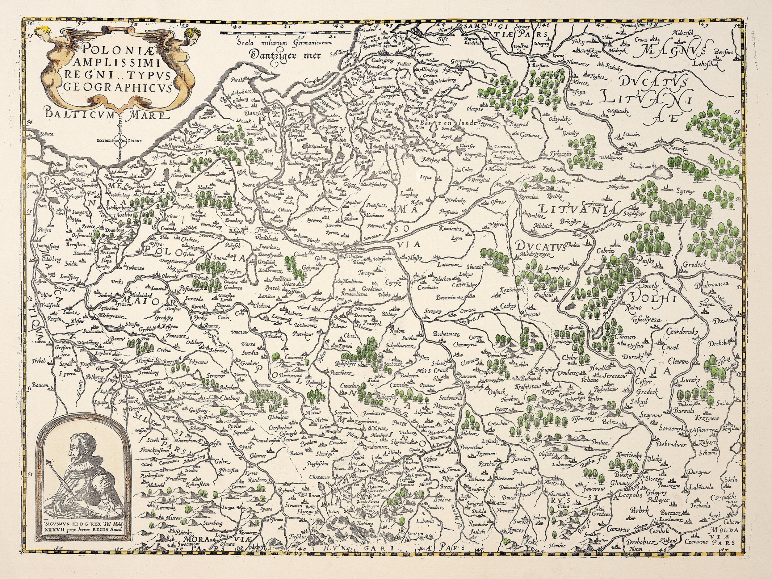 Gerard de Jode, Poloniae Amplissimi Regni Typus Geographicus