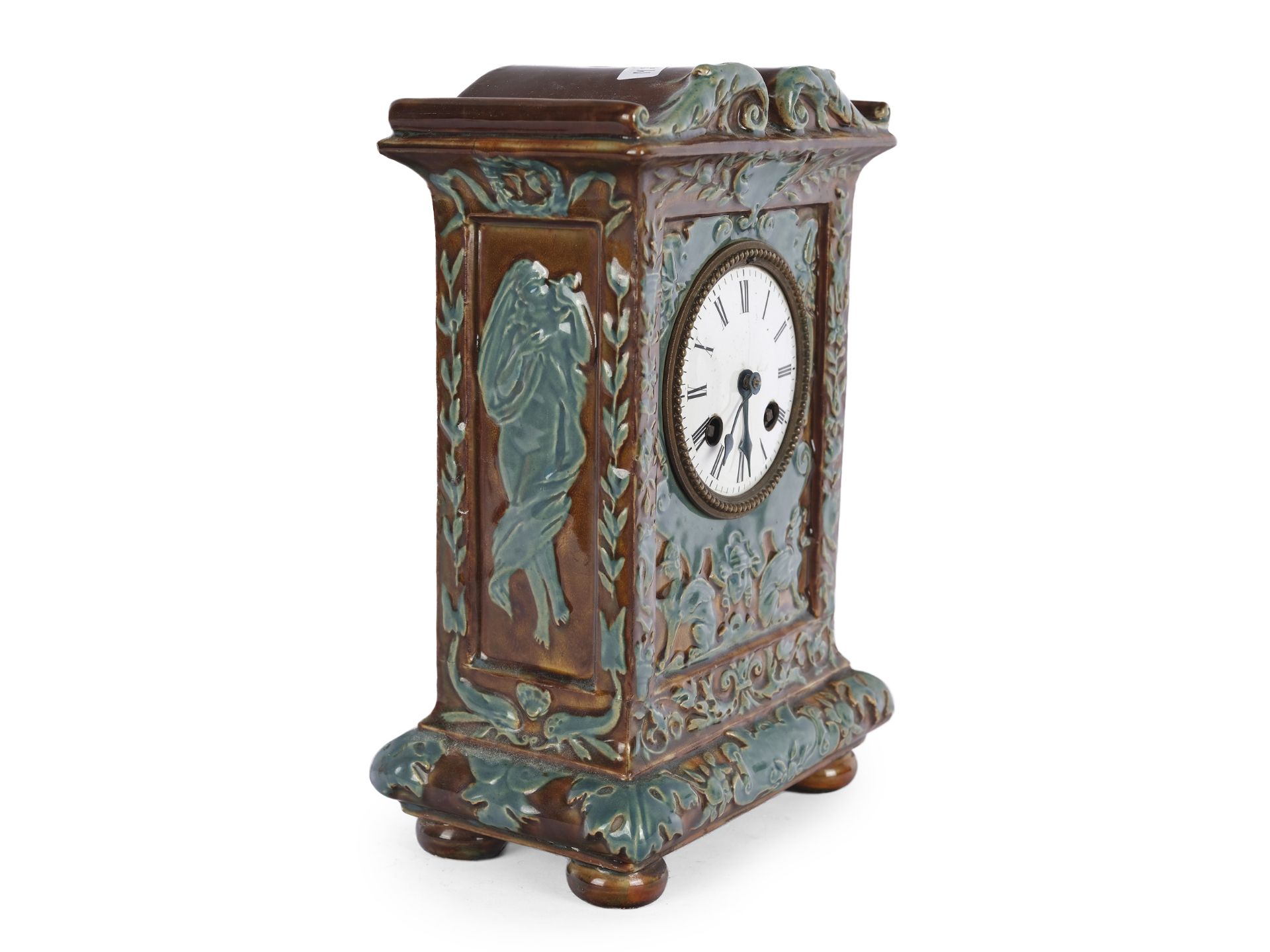 Commode clock, in the Empire style, around 1900 - Image 2 of 4