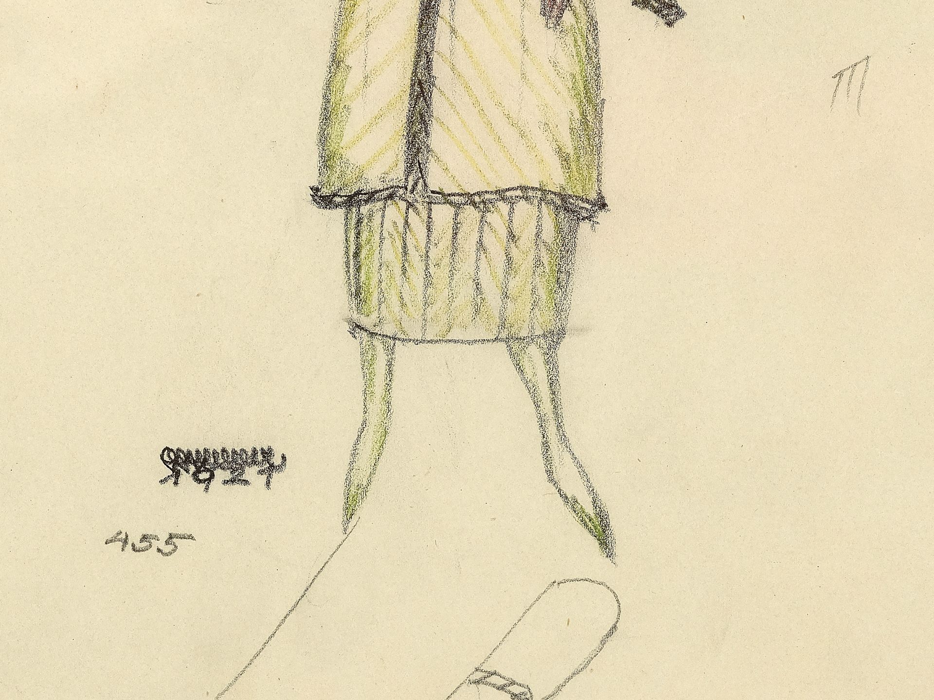 Eduard Josef Wimmer-Wisgrill, Vienna 1882 - 1961 Vienna, Fashion design for the Wiener Werkstätte - Image 3 of 4