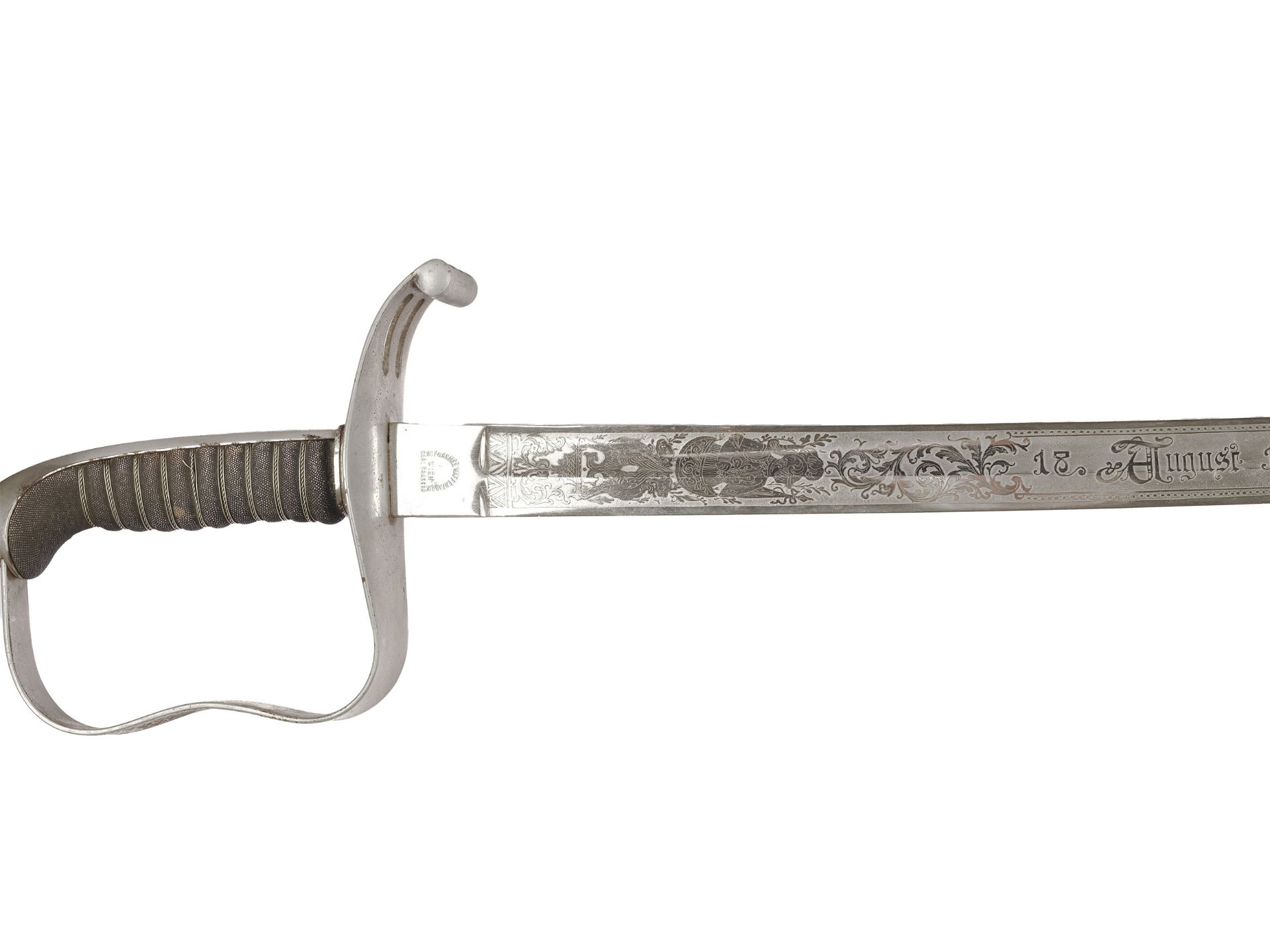 Officer's sabre, Carl Grasser - Image 2 of 6