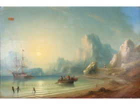 Ivan Konstantinovich Aivazovsky, Feodosiya 1817 - 1900 Feodosiya, circle of, On the coast