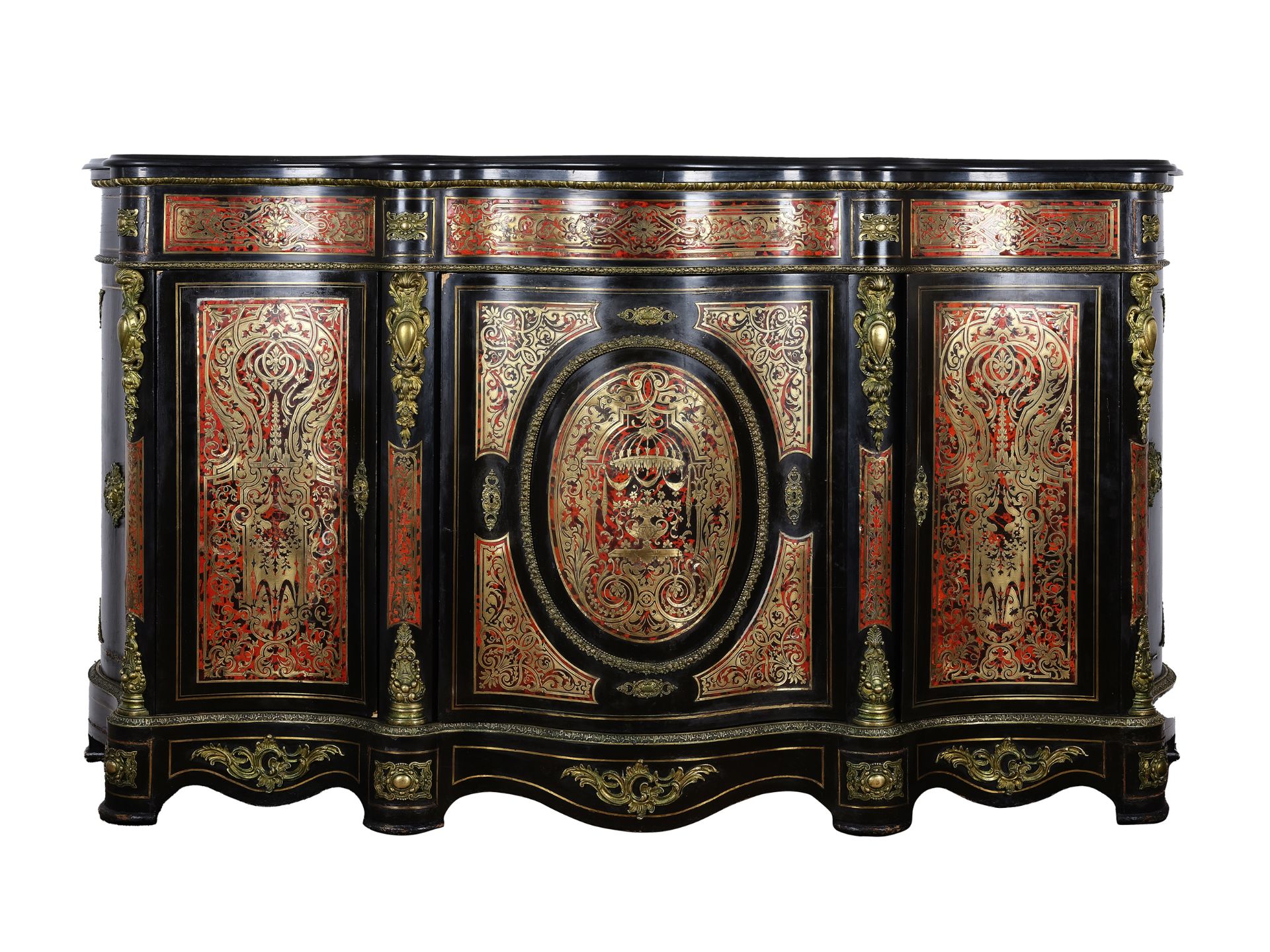 Large sideboard, France, around 1880/1900, in the style of André-Charles Boulle (1642 - 1732)