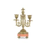 Small chandelier, two-armed, Louis XVI, around 1900 