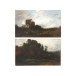 Pair of paintings, landscapes