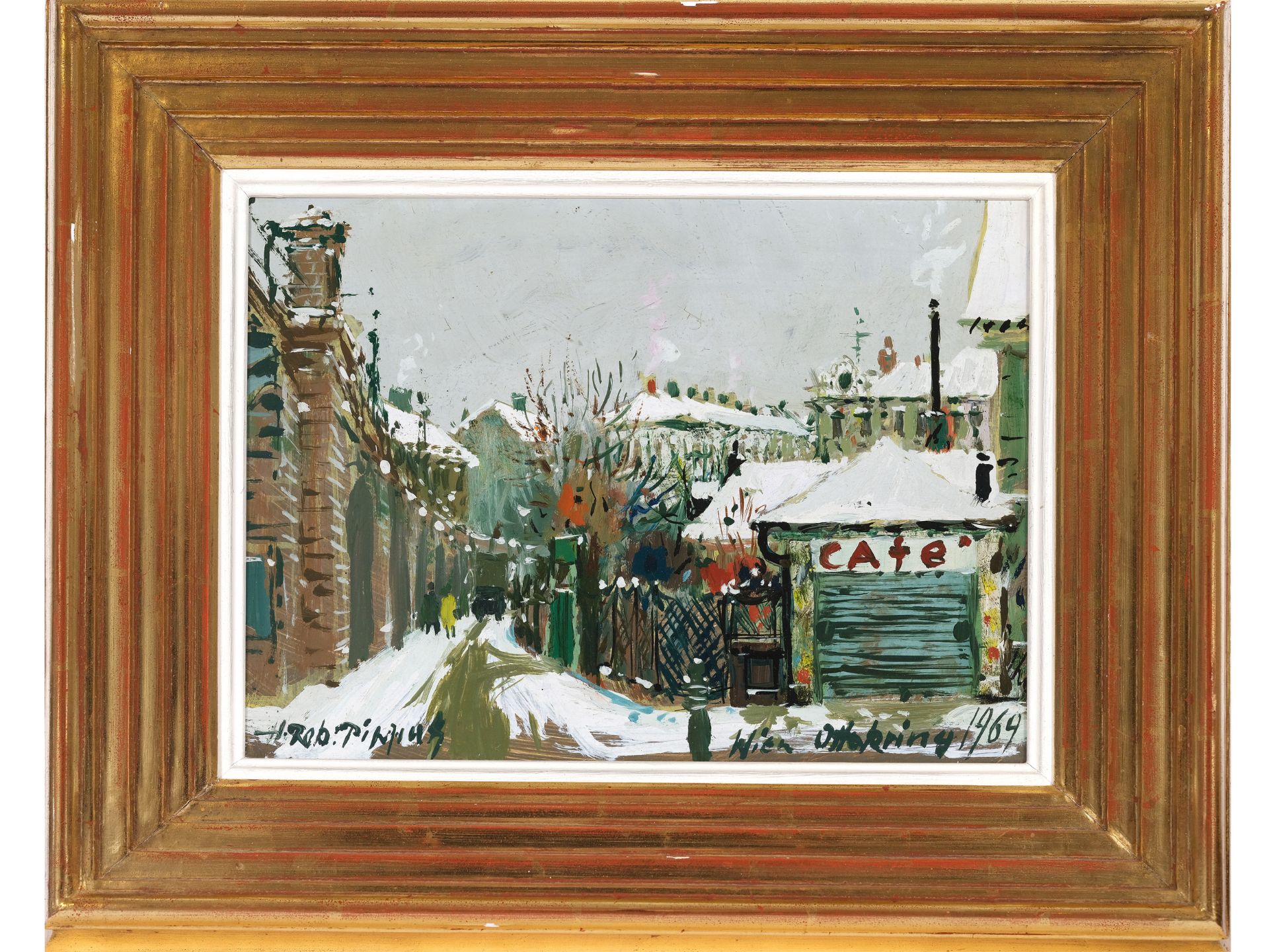 Hans Robert Pippal, Vienna 1915 - 1998 Vienna, Winter in Ottakring - Image 2 of 5