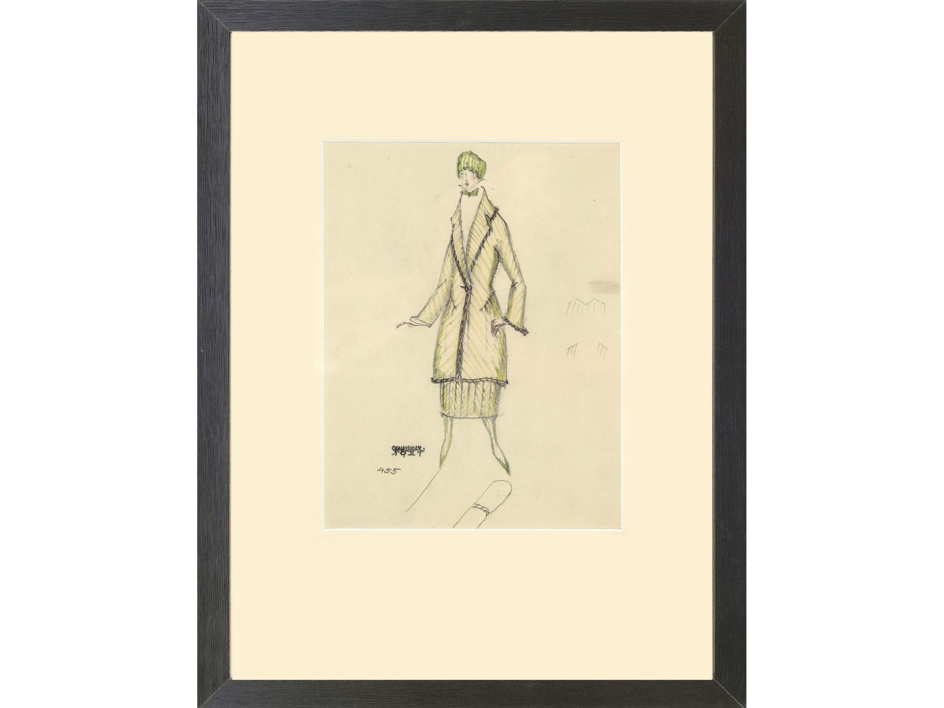 Eduard Josef Wimmer-Wisgrill, Vienna 1882 - 1961 Vienna, Fashion design for the Wiener Werkstätte - Image 2 of 4