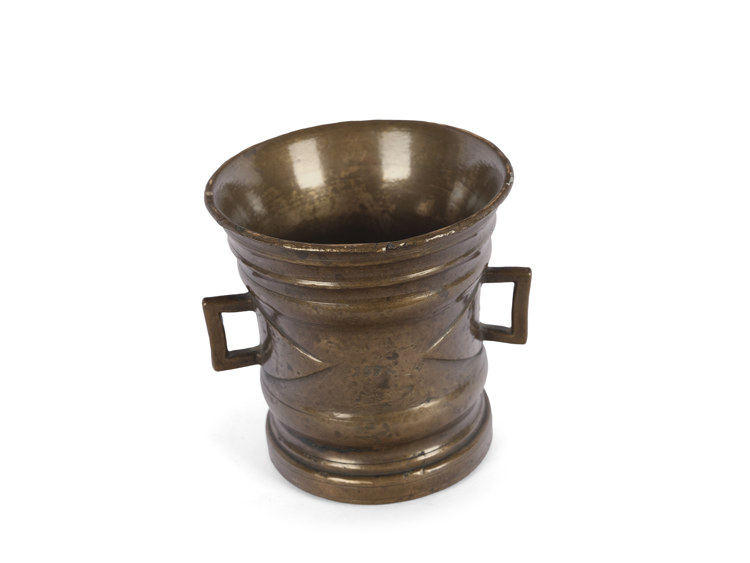 Mortar with handles, 16th century (dated 1572) - Image 3 of 3