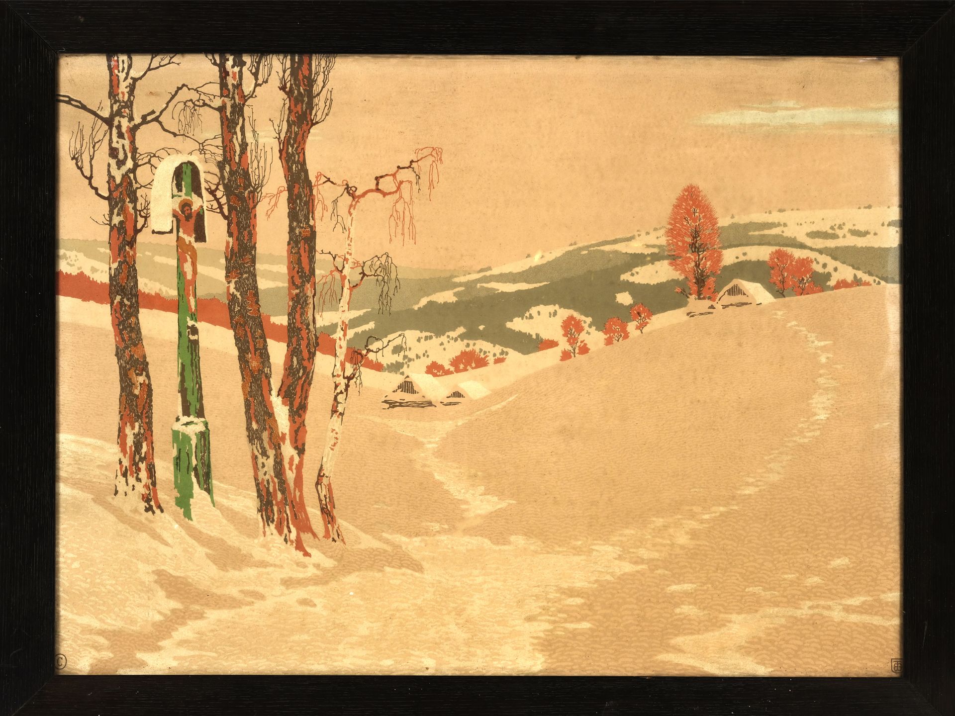 Hugo Baar, Neutitschein 1873 - 1912 München, Winter Solitude - Bild 2 aus 3