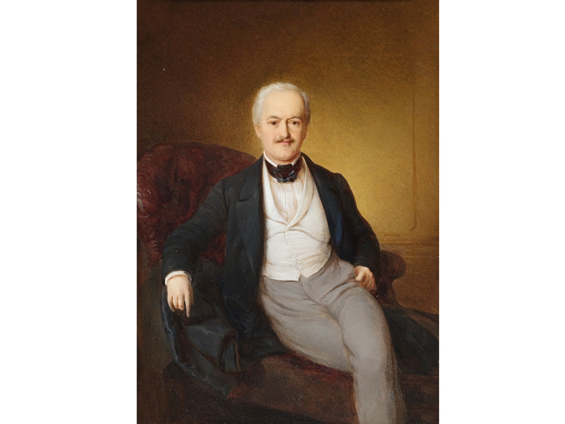 Unbekannter Maler, Portrait eines Adeligen, Mitte 19. Jahrhundert