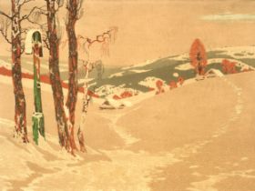 Hugo Baar, Neutitschein 1873 - 1912 München, Winter Solitude